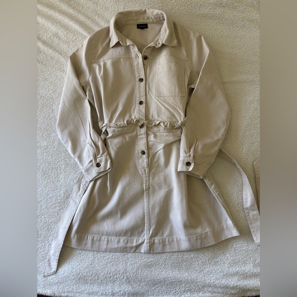 Who What Wear Dresses & Skirts - Who What Wear Women’s Long Sleeve Dress Size Large Color Cream